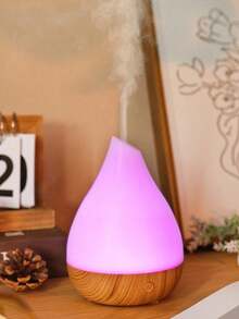 1 قطعة جهاز نشر الروائح العطرية بالموجات فوق الصوتية بسعة 100 مل بإضاءة ملونة، مناسب لأجهزة ترطيب الهواء في الغرف الصغيرة