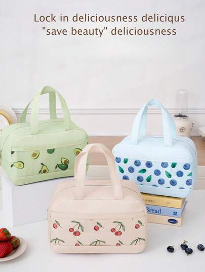 Insulated Lunch Bag - Large Capacity Portable For School/Office/Travel (All Seasons Use) Soft Insulated Lunch Box Bag - College Student Essential With Foil Lining, Perfect For Picnic & Camping‌ Large Capacity Lunch Bag For School & Work Portable Foil Lunch Box For Outdoor Use Back To School Lunch Bag Large Capacity Insulated Case For Girls & Boys (Holiday Gift)