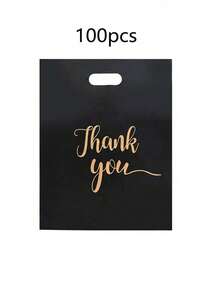 30 piezas Bolsas de regalo negras reutilizables, bolsas de compras, bolsas de papel planas, bolsas de transporte de plástico, ideales para regalos, fiestas festivas, tiendas y boutiques - Bolsas de regalo populares para negocios minoristas y de comestibles