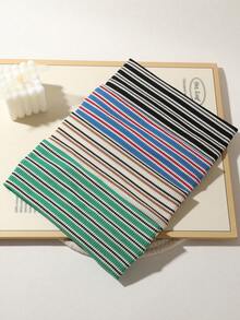 1 Stück/4 Stücke Retro gestreiftes gestricktes Damen Stirnband, geeignet für den täglichen Gebrauch, Lässig veranstaltungen, Sport & Fitness, rutschfest & schweißabsorbierend, Haarschmuck Damen Bandanas, weiche Haarbänder für den Winter