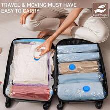 RAF Autumn/Winter Clothing Storage Electric Vacuum Pump, Portable Design With 2 Functions: Suction Pump/Air Pump, Suitable For Home Clothing Storage And Outdoor Travel Clothing Storage. Valentine's Day And Christmas Gift Special (Requires 6 AA Batteries)