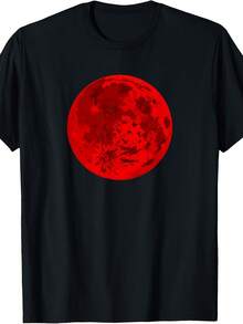 Blood Red Moon - Lunar T-Shirt - Style 7 - View 1