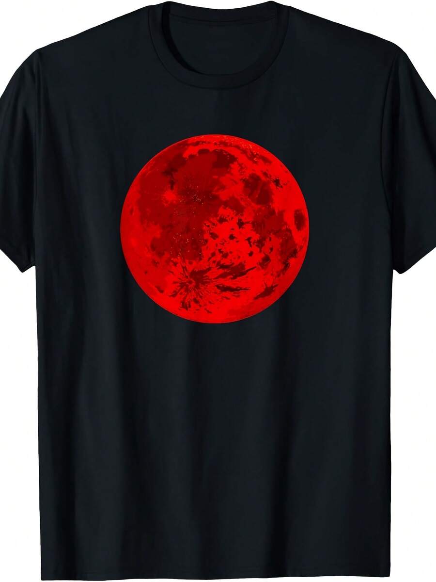 Blood Red Moon - Lunar T-Shirt - Style 7 - View 1