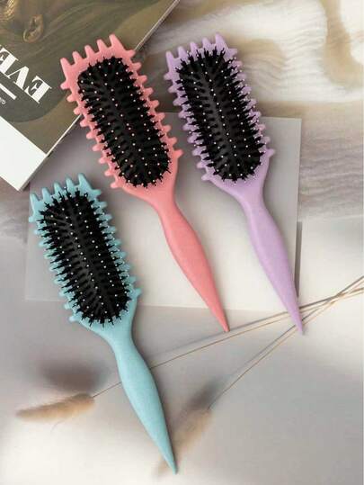 2025 Brosse bouclante d'automne, brosse bouclante à coussin d'air volumisant, brosse bouclante brillante, convient aux cheveux épais et fins, peut être utilisée mouillée ou sèche, séchage rapide, coiffage lisse | Portable