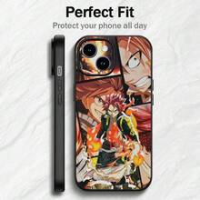 F-FAIRY TAIL ANIME Phone Case Cover Compatible With  17 16 15 14 13 12 PRO MAX PLUS Mini TPU Soft Skin-Friendly Case, Cover Compatible With  17 Case,  17 Pro Case,  17 Pro Max Case - Z3 - Visualizzare 9