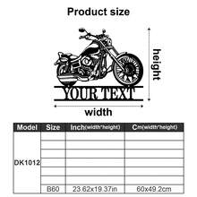 1 pièce Panneau métallique personnalisé pour moto, décoration murale de garage personnalisée, panneau de garage, panneau métallique pour couple de moto, œuvre d'art métallique pour moto - Cadeau pour les motards, Cadeau, Décoration pour couple de moto, Cadeau de mariage pour moto, Cadeau de Noël, Cadeau pour le père, le mari et le petit ami - Multicolore - Voir 48