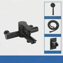 Bathtub Faucet Stainless Steel Shower Faucets Into The Wall Bathroom Dual Water Mixed Valve Hidden Hot And Cold Tap