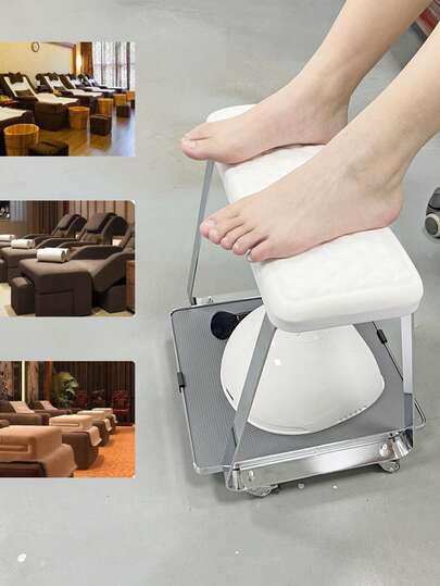 Poggiapiedi professionale per pedicure, stazione per pedicure, carrello per pedicure, sgabello per pedicure con vassoi portaoggetti per salone di manicure e pedicure, spa per i piedi, studio di bellezza, spa domestica