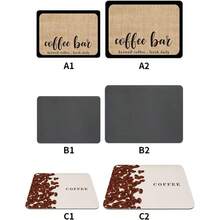 Super Absorbent Kitchen Drain Mat, Dish Drying Mat, Quick-Drying Dish Drain Mat, Kitchen Countertop Non-Slip Mat (50*40cm) - Grey - View 6