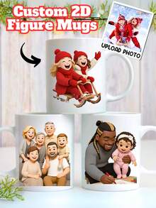 11oz Personalisierte Foto-Tasse - 1 Stück Personalisierte Kaffeetasse mit Foto, Muttertagsgeschenk für Mama, einzigartige Kaffeetasse für Mama, Einweihungsgeschenke, Jahrestags-Geschenk, Valentinstags-Geschenk, Jahrestags-Geschenk, Abschlussgeschenk, Muttertagsgeschenk für Freundin zum Valentinstag, zum Muttertag, zum Geburtstag, zum Vatertag, zur Einweihung, Wohnzimmer, Zuhause, Multifunktional, Wiederverwendbar, Exquisit, Stilvolle, Moderne, Personalisierte, Einzigartige, zum Valentinstag, zum Muttertag, zum Geburtstag, zum Vatertag, zur Einweihung, Persönliche Artikel