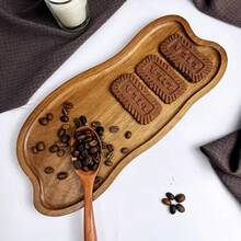 Wooden Dolphin-Shaped Cheese Plate, Tray, Dinner Plate, Acacia Wooden Serving Tray, Suitable For Home Decoration, Food, Cheese, Fruits, Vegetables, Cooked Food, Appetizers Tray, Easy To Clean, Room, Farmhouse Decoration, Elegant And Grand, Kitchen Tools, Christmas, Autumn Harvest Festival, Friend's Birthday Gift