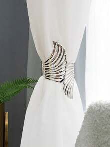 1 Hợp Kim Kẽm Màn Giữ Lại, Hiện Đại Hình Cánh Màn Dây Đeo Khóa Cho Gia Đình - Bạc - Xem 4