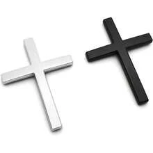 1 PCS Metal Jesus Christian Emblem Sticker Badge Decal Auto Car Trunk Tailgate Side Fenders Decoration Black - màu đen - Xem 2