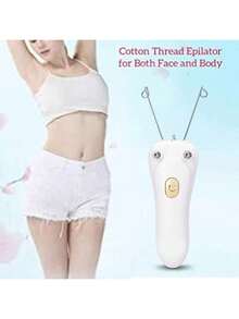 YADORNOS 1入組電動去毛器，專為女性面部去毛，可攜式USB減毛器，適用於唇部，下巴，腋下，桃絨絨，手指，手臂，腿部和身體