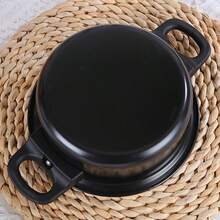 13件套家用不粘石涂层厨具套装。黑色套装适用于电磁炉。套装包含一个煎锅、一个平底锅、一个炖锅，并配有锅盖。套装中的厚底炒锅功能多样、时尚耐用，适合厨房和餐厅使用。为确保您收到的产品符合您的预期使用需求，请务必在下单前仔细确认产品尺寸！ - 彩色 - 查看 5