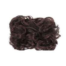 Synthetic LARGE Comb Clip In Curly Hair Extension Chignon Hair Pieces Women Updo Cover Hairpiece Extension Hair Bun