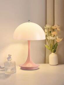 Luminária de mesa decorativa LED laranja para quarto, sala de estar, presente de aniversário, restaurante, iluminação decorativa para escritório, toque com 3 cores de mudança de luz, recarregável para acampamento ao ar livre, fácil de transportar.