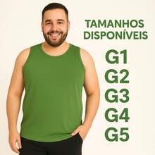 Regata Plus Size Unissex Dry Marmorizado Blusa Academia Treino Funcional - Verde - Visão 4