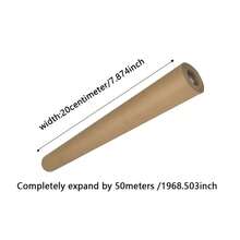 35g/Roll Brown Kraft Paper Roll, Gift Wrapping Paper, Bouquet Wrapping Paper, For Arts & Crafts Gift Boxes, Floral Packaging, Material, Shipping Paper, Gift Wrapping, DIY Handmade, Painting Easel, Artworks, Crafts, Postal Packaging