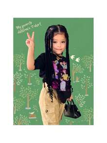 Young Girls T-Shirts - Black - View 1