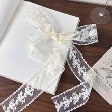 Różnorodność eleganckich koronkowych ozdób w talii, modny, uniwersalny długi szalik w talii, może być używany jako szalik lub pas w talii, odpowiedni na różne okazje