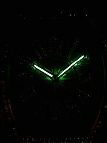 1pc Men's Luxury Starry Sky Barrel Shaped Watch With Silicone Strap - White - View 8