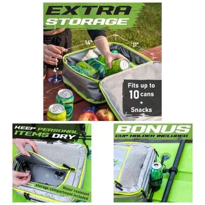 Cooler Paddle Board Upgraded Waterproof Material Paddle Board Accessories Large Capacity Insulated Kayak Cooler Bag Quality Bungee System Included