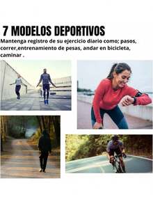 Reloj inteligente,straps monitoreo de salud carga inalámbrica de llamadas Bluetooth Smartwatch - Blanco - Ver 7