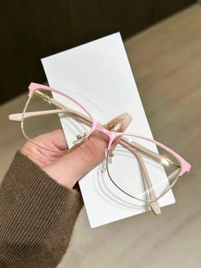 Gafas cuadradas minimalistas de lujo para mujeres, con diseño de patillas decoradas con cristales, adecuadas para decorar atuendos y usar en la oficina o para ir al trabajo