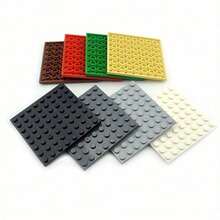 10pcs 8x8 Dot Building Blocks Base Plates Double-Sided Base Children Diy Bricks Toy Compatible With 41539 - Multicolor - View 8