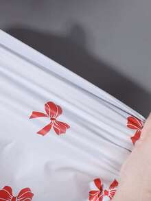 20pcs Red Bow Courier Bags, PE Shipping Packaging Bags, Thickened Self-Sealing Bags, 12 Micron Courier Bags, Suitable For Wedding Season, Birthday Party, Christmas Gifts, Garment Box Bags, Applicable For Women, School, Office Supplies, Stationery, E-Commerce Shipping And Mailing. - Red Bow - View 6