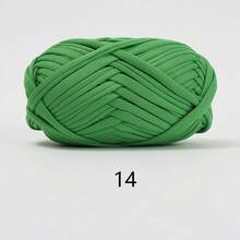 1 pièce 100g Fil de t-shirt, 30m/pièce Fil élastique de tissu pour crochet et tricot DIY, fil épais pour bretelles, pour projets de couverture, tapis et décoration maison faits main au crochet