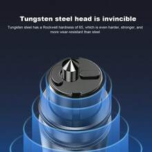 2-In-1 Car Window Glass Breaker Seat Belt Cutter Mini Safety Escape Hammer Red - Red - View 9