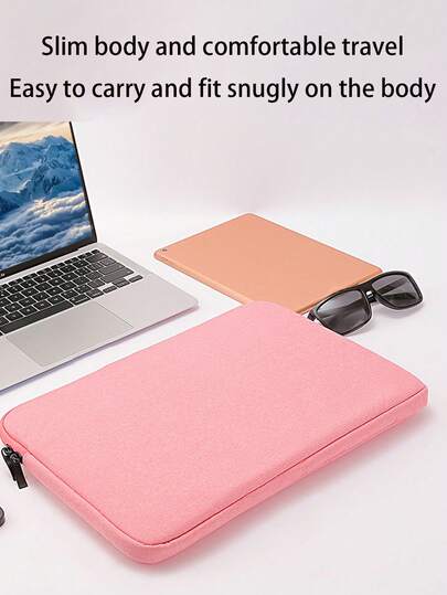 全新简约轻便大容量笔记本电脑包，适合携带 11 英寸/13 英寸/14 英寸平板电脑、笔记本电脑、移动电源、手机等。时尚旅行电脑收纳包女士笔记本电脑包 书包大学必备品返校笔记本电脑包