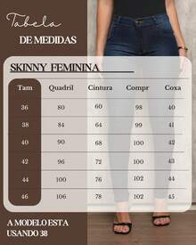 Shein Women's Skinny Jeans High Waist Butt Lifting Basic Premium Plain Fabric With Lycra - 藍色 - 查看 8