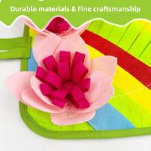 Felt Snuffle Mat For Small Pets, Washable Training Pad, Stress Relief Toy