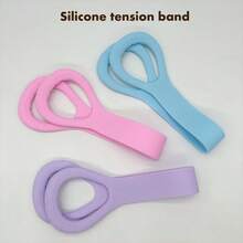 حزام مقاومة من السيليكون، حزام مرن ظهر مفتوح، حبل سحب اليوغا، شد الظهر، تمدد اليوغا المنزلي، فاتح الكتف، تدريب قوة الظهر