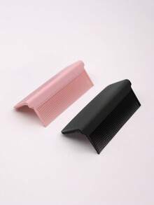 3pcs/Set Hair Straightener, High Temperature Styling Flat Iron Brush, With Self-Adhesive Straightening Attachment, Hair Styling Tool, Carbon Fiber Plastic Straightening Comb, Salon And Home Hair Straightener, Hair Styling Tool, Christmas/Valentine's Day Hair Styling Tool - Multicolor - View 7