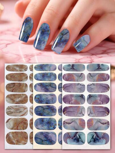 3 ملصقات أظافر و 1 مبرد أظافر، ملصقات فن أظافر بشكل فتاة أنمي، لف كامل الأظافر لاصق ذاتيًا، ديكورات فن أظافر DIY للنساء والفتيات