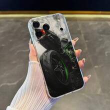 Custodia per telefono Kawasaki H2R Motorcycle, compatibile con 17, 16, 15, 14, 13, 12, 11 Pro, Max, Plus, X, XS, XR, SE4, E Mini, cover trasparente e morbida - Z4 - Visualizzare 3