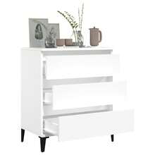 vidaXL Sideboard Weiß 60x35x70 cm Holzwerkstoff - Weiss - Übersicht 4