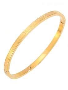 Set de 5 piezas de pulseras de acero inoxidable personalizadas y de colores variados, de diseño único, versátil y elegante, una opción de regalo ideal y resistente al desgaste - Multicolor - Ver 9