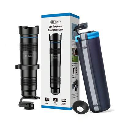  APEXEL New 28X Powerful Phone Telephoto Lens - High-Power Telescope For Smartphones, Universal Phone Holder Compatible With All Phones, Monocular Phone Telescope For Bird Watching, Concerts, Fishing, Hunting, Etc. Compatible With Iphone Android Phone For Winter Vacation, Travel, Creative Photography, Social Media Content, Vlogging Vacation Travel Studio Outdoor Live Streaming Travel Vlog Video Recording Influencer Content Phone Accessories Phone Camera Lens Photography Accessories