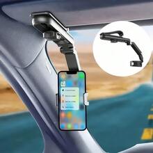 Universal Car Phone Mount - 360° Adjustable Phone Holder For Driving Navigation, Easy-To-Install Auto Accessory - Perfect Christmas/New Year/Birthday Gift For Drivers - 黑色 - 查看 3