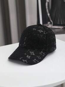 Paillettenbesetzte Schirmmütze mit gebogenem Schirm, vielseitiger Lässig Sonnenhut für Damen, manuell verstellbare Größe, geeignet für Erwachsene und Kinder ab 10 Jahren, passend für Sehenswürdigkeiten, Outdoor-Camping, Angeln