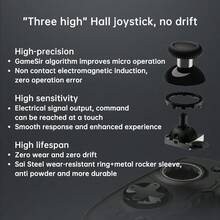 GAMESIR X4a For Xbox 遊戲手柄，微軟授權手機遊戲手柄，分離式手柄，可搭配散熱器使用，小巧便攜，線性/快速雙模式霍爾扳機，定制霍爾搖桿，ABXY鍵位可換，支援安卓、Windows - 黑色 - 查看 2