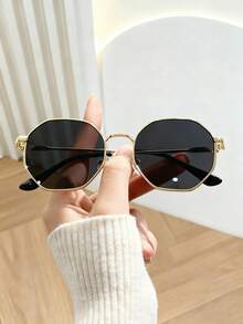 1 副男女通用经典几何时尚眼镜，适合旅行、度假、休闲活动、街头摄影、返校、日常佩戴 - 彩色 - 查看 8