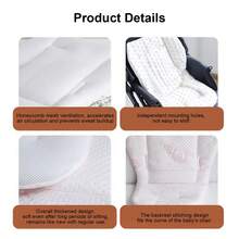 Baby Stroller Seat Cushion Pattern Print Seat Mattress Pad For Carriage,Bassinet Pram - Light Green - View 10
