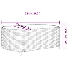 vidaXL 5-tlg. Garten-Sofagarnitur mit Kissen Schwarz Poly Rattan
