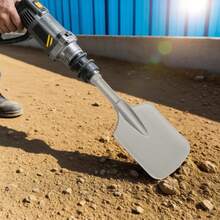 SanBouSi Hammer Bit, Hex Shank Shovel Spade Chisel Bit, Clay Spade Bit For Electric Jackhammer - Silver - View 9